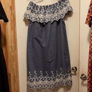 Off the shoulder dress